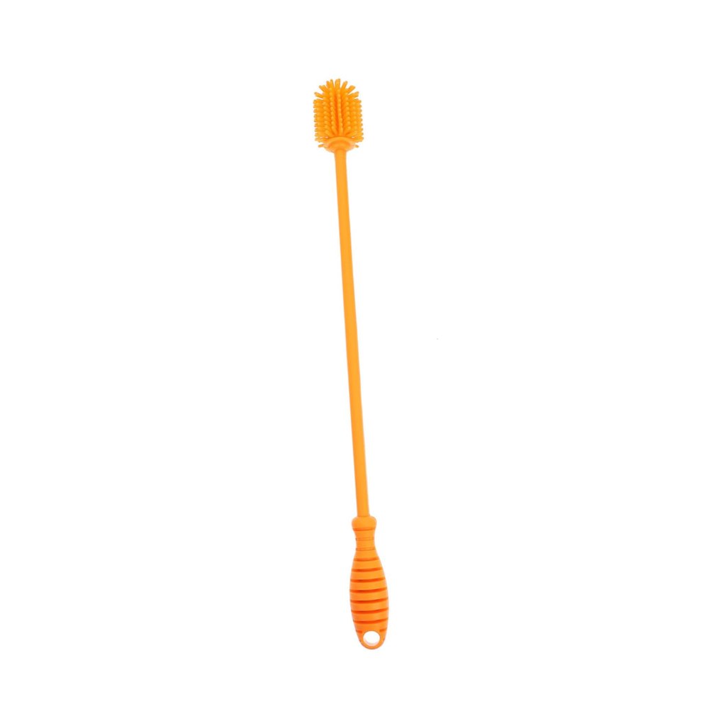 BEBEMOKO 1pc Silicone Feeding Bottle and Glasses Cup Cleaner Brush for Bottles Sports and Kitchen Appliances Deep Clean No Smell