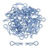 DMiotech 50Pcs Body Clips Bent, Blue Universal RC Body Clips R Pins RC Cars Parts Shell Replacement Parts for All 1/16 1/18 Scale RC Car view 1