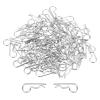 DMiotech 100Pcs Body Clips Bent RC Car Shell Clip Model Car R Pins Silver Universal Shell Replacement Parts for 1/10 1/12 Scale RC Car,25mm/0.98" view 1