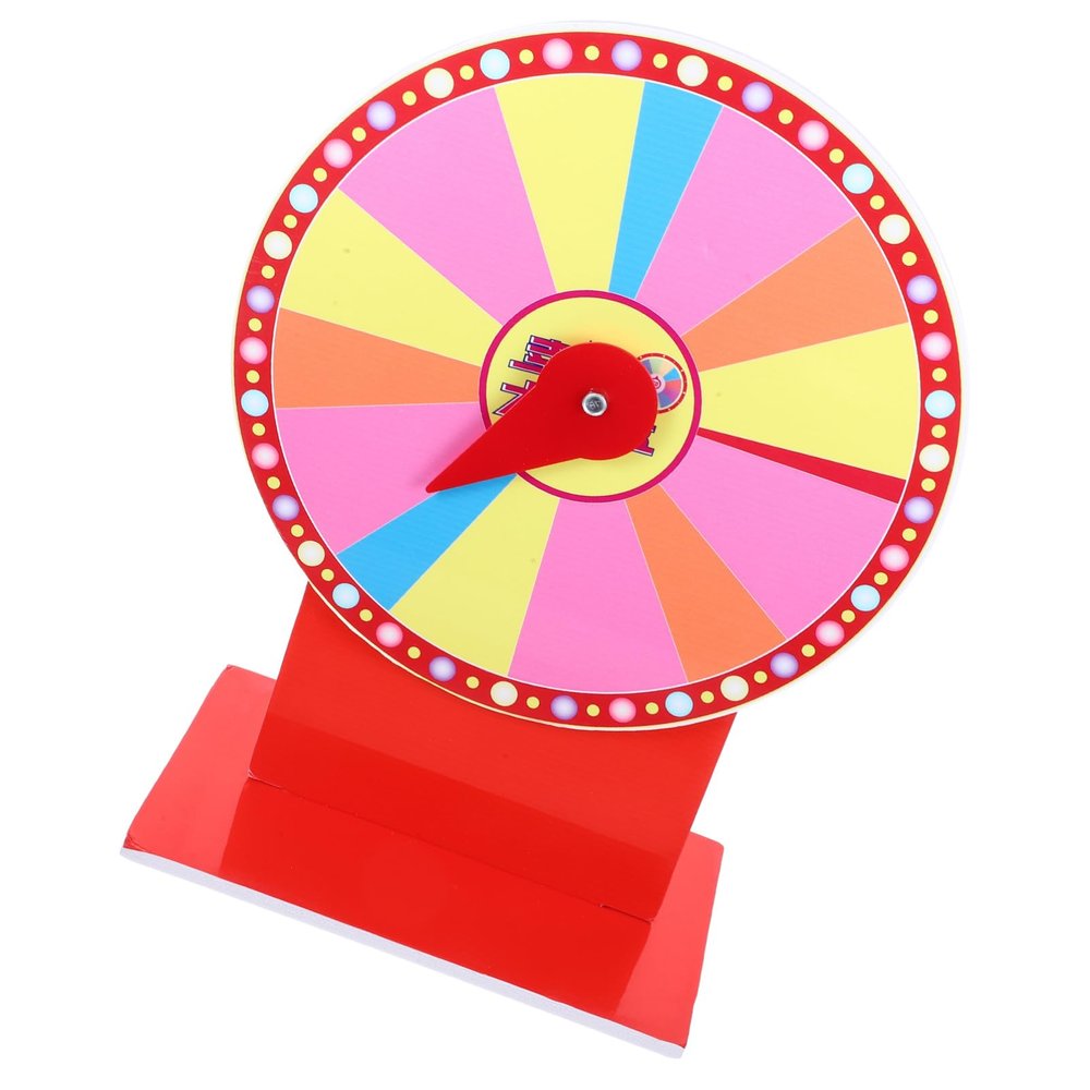 VICASKY Game Board Prize Wheel Rotating Raffle Wheel for Parties Events and Activities for Lottery Games and Fun Surprises
