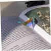 BEBEMOKO 1pc Transparent Prism for Home Decor Projects Optical Glass Triangular Ornament for Friends Family view 3