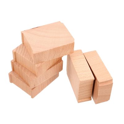 VICASKY 6pcs Wooden Train Track Bridge Supports Compatible Bridge Building Kit Track Riser for Boys and Girls