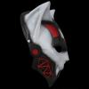 Amonkky Resin Anime Mask Halloween Party Props Cosplay Mask Halloween Masquerade Costume Props. (White) view 2