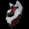 Amonkky Resin Anime Mask Halloween Party Props Cosplay Mask Halloween Masquerade Costume Props. (White) view 3