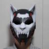 Amonkky Resin Anime Mask Halloween Party Props Cosplay Mask Halloween Masquerade Costume Props. (White) view 4