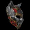 Amonkky Resin Anime Mask Halloween Party Props Cosplay Mask Halloween Masquerade Costume Props. (Bronze) view 3
