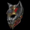 Amonkky Resin Anime Mask Halloween Party Props Cosplay Mask Halloween Masquerade Costume Props. (Bronze) view 4