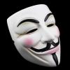 Amonkky Resin Character V Mask Party Props Cosplay Mask Halloween Masquerade Costume Props. (White) view 2