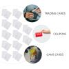 100pcs PVC Trading Card Sleeves Game Card Protectors Self-Sealing Reusable Holders Protects from Fading Discoloration view 3