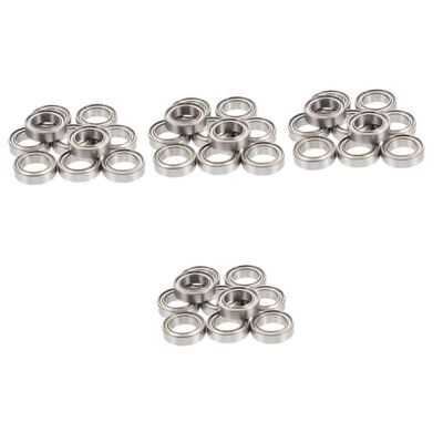 ULTECHNOVO 40pcs Bearings for Rc Cars Steel Parts Fit for Remote Control Vehicles Compact Design for Easy Installation