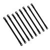 Abaodam 8pc Aluminum Alloy Pull Rod for Car Models Compatible with Wrangler Wheelbase Sturdy Construction Smooth Design Black view 1