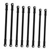 Abaodam 8pc Aluminum Alloy Pull Rod for Car Models Compatible with Wrangler Wheelbase Sturdy Construction Smooth Design Black view 3
