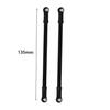 Abaodam 8pc Aluminum Alloy Pull Rod for Car Models Compatible with Wrangler Wheelbase Sturdy Construction Smooth Design Black view 4