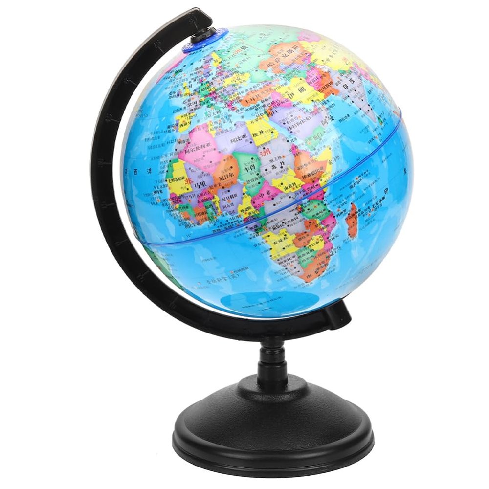 Abaodam Globe Piggy Bank Globe Saving Bank Piggy Bank World Coin Container Bank Shaped for Desk Decor