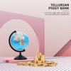 Abaodam Globe Piggy Bank Globe Saving Bank Piggy Bank World Coin Container Bank Shaped for Desk Decor view 3