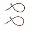 2pcs 18cm JST to JST Satellite Extension Lead Wire Cable Remote Control Receiver Connector Adapter Cable for RC Car Spektrum AR6210 AR8000 AR9020 Receiver view 1
