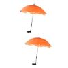 Beatifufu 2pcs Stroller Clip Umbrella Uv Push Chair Sun Shade Plated Easy to Install for Outdoor Use view 1