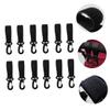SHOWERORO 12pcs Stroller Hooks for Diaper Bags Pram Hooks Carrying Handle Hangers Pushchair Accessory Black view 3