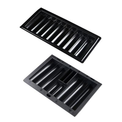 Alasum 2pcs Thick Poker Chip Tray Table Chip Tray Plastic Poker Case for Game Storage