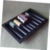 Alasum 2pcs Thick Poker Chip Tray Table Chip Tray Plastic Poker Case for Game Storage view 3