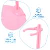 TOYANDONA 5pcs Glass Doll Display Base Stand Support Model Doll Rack for Home Store Stand Base Figure Sitting view 4