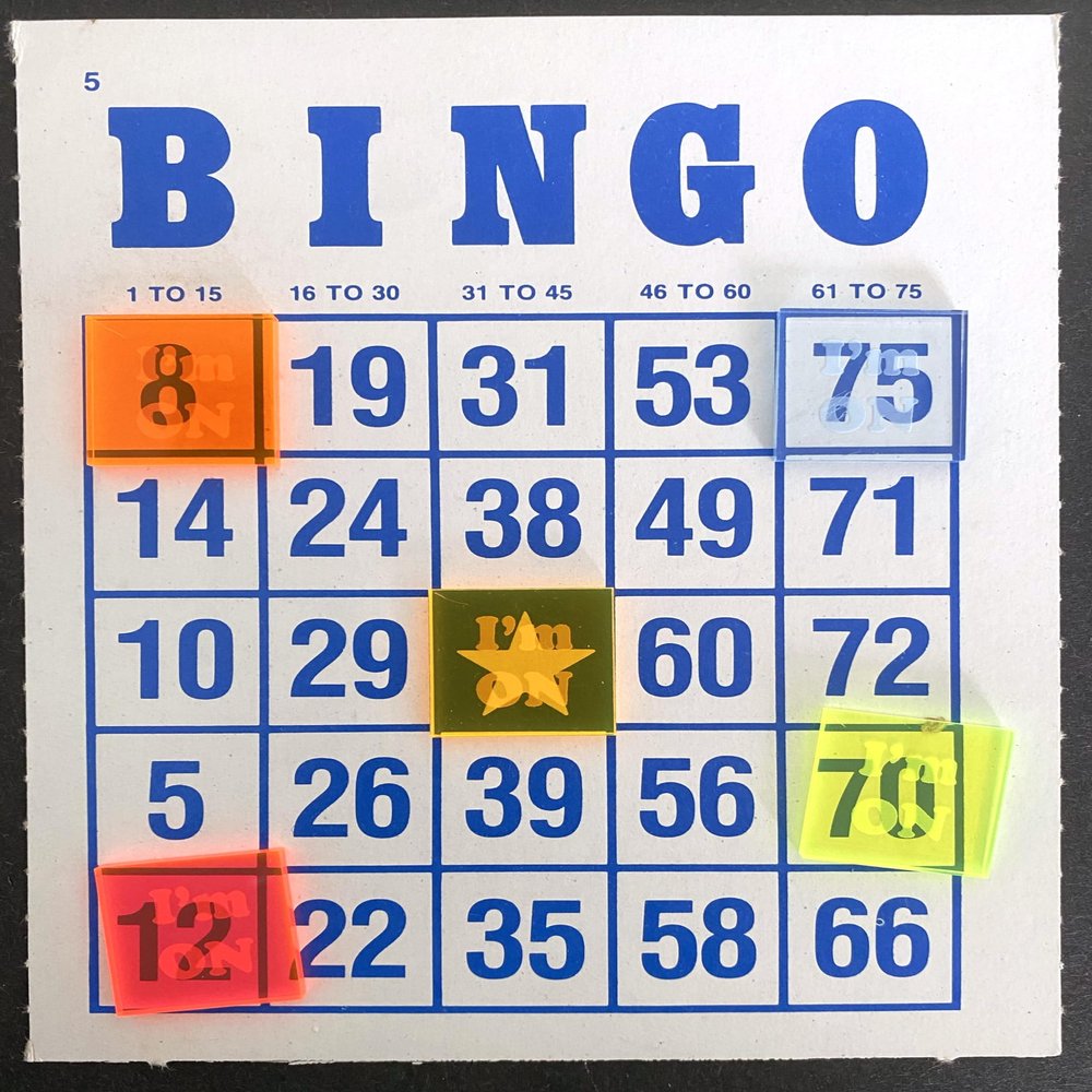 BINGO Waiter Chips - I'M ON (Pack of 5)