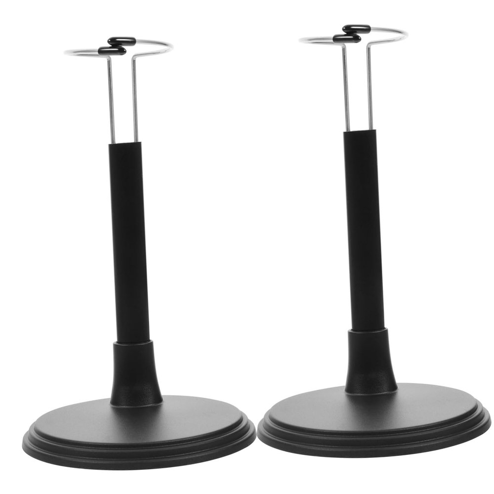 Alasum 2pcs Doll Stand Puppet Support Base Height Adjustable Action Figure Display Stand