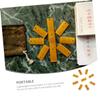 COSMEVIVI 9pcs Wood Bagua Divination Cards Chinese Feng Shui Tools for Spiritual Guidance Lightweight and Portable for Learning and Daily Use view 4