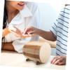 Abaodam Wooden Wine Barrel Piggy Bank for Boys and Girls Savings Box Coin Storage Bank Adult Money Jar view 3