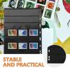 COHEALI 10sheets Double-Sided Stamp Pages Transparent PVC Storage for Stamps and Coins Collector Album for Organizing and Protecting Collectibles view 2