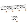 Abaodam 5sets Graduation Cupcake Toppers Graduation Cap and Diploma Cake Decorations Collection view 1