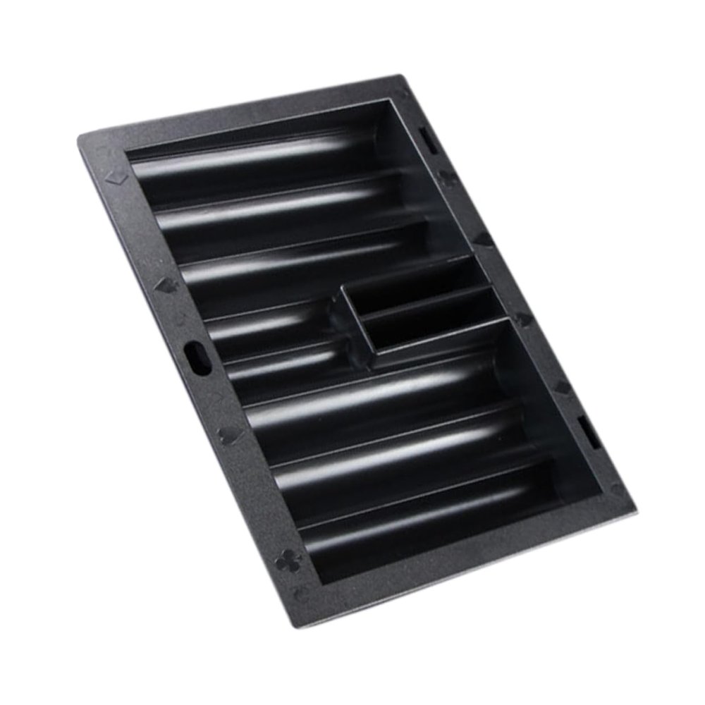 COSMEVIVI Thick Plastic Poker Chips Tray Sturdy Storage Holder for Table Gaming Organizes and Keeps Chips Tidy for Family Gatherings and Parties