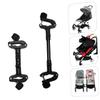 Vaguelly 3pcs Adjustable Twin Stroller Connector Lightweight and Portable Connectors for Twin Strollers for Outings and Family Walks view 2