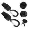 Abaodam 360 Rotating Stroller Hooks Stroller Bag Hooks for Hanging Diaper Bag Universal view 2