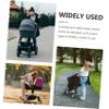 Abaodam 360 Rotating Stroller Hooks Stroller Bag Hooks for Hanging Diaper Bag Universal view 3