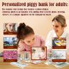 10000 Savings Challenge Box with Photo Display, Customizable Wooden Piggy Bank for Adults Kids, Money Saving Box for Boys and Girls, Funny Cash Vault Coin Bank, Alcancias de Dinero para Adultos view 4