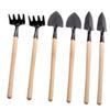 Mipcase 2sets Mini Gardening Tools Set Handles Mini Shovel Rake and Trowel for Planting Transplanting and Weeding for Boys and Girls and Garden Enthusiasts view 1