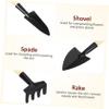 Mipcase 2sets Mini Gardening Tools Set Handles Mini Shovel Rake and Trowel for Planting Transplanting and Weeding for Boys and Girls and Garden Enthusiasts view 3