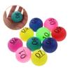 VICASKY 20pcs Seamless Raffle Balls Bulk Pong Balls Numbered Lottery Game Props Material Non-Fading Numbers for Parties view 4