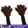 Fun Costumes Werewolf Costume Toddler Fierce Werewolf Costume for Kids 4T Bundle view 2