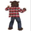 Fun Costumes Werewolf Costume Toddler Fierce Werewolf Costume for Kids 4T Bundle view 3