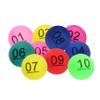VICASKY 10pcs Seamless Lottery Balls for Raffle Drawings Party Games and Events Printed Pong Balls Easy to Hold and Store view 1