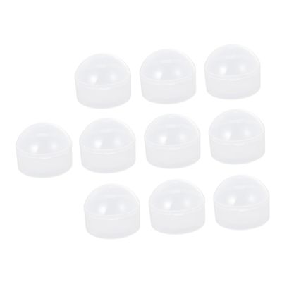 COOLHIYA 10pcs Transparent Pacifier Storage Box Pacifier Holder Design for Safe Storage for Mothers to Keep Clean and Organized