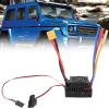 60A Brushless ESC 1/10 RC Car Model, Enhanced Throttle Response, Low Voltage Cut Off for RC Car (XT60) view 2
