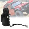 Metal Trailer Buckle Connection Component, Easy to Install, High Simulation, 1/10 RC Car, Black Metal, Fit for (Black) view 3