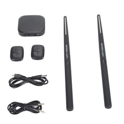 3D Motion Sensing Virtual Drum Set with 8 Sounds, Electronic Drums for Adults Kids Home Office Outdoor Drumming