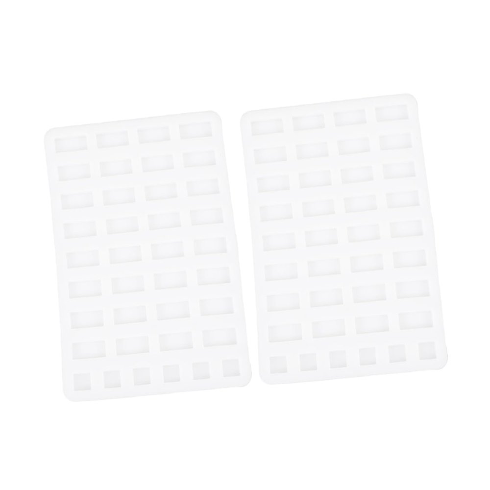 TEHAUX 2pcs Miniature Brick Mold DIY Mold for Table Scenes Micro Landscape and Building Accessories Create Mini Bricks Easily for Crafts and Decorations