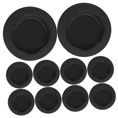 BCOATH 10pcs Piggy Bank Bottom Plugs Rubber Stoppers for Piggy Bank Jar Insert Plugs Easy Install Remove