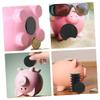 BCOATH 10pcs Piggy Bank Bottom Plugs Rubber Stoppers for Piggy Bank Jar Insert Plugs Easy Install Remove view 2