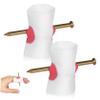KONTONTY 2pcs Nail Through Finger Prank Props Realistic Fake Bloody Nails for Halloween Pranks Scary Party Tricks Reusable Practical Accessories view 1